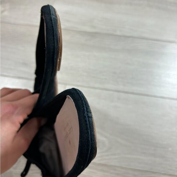 Kate Spade Black Suede Slip On Tassel Flats - Picture 8 of 11